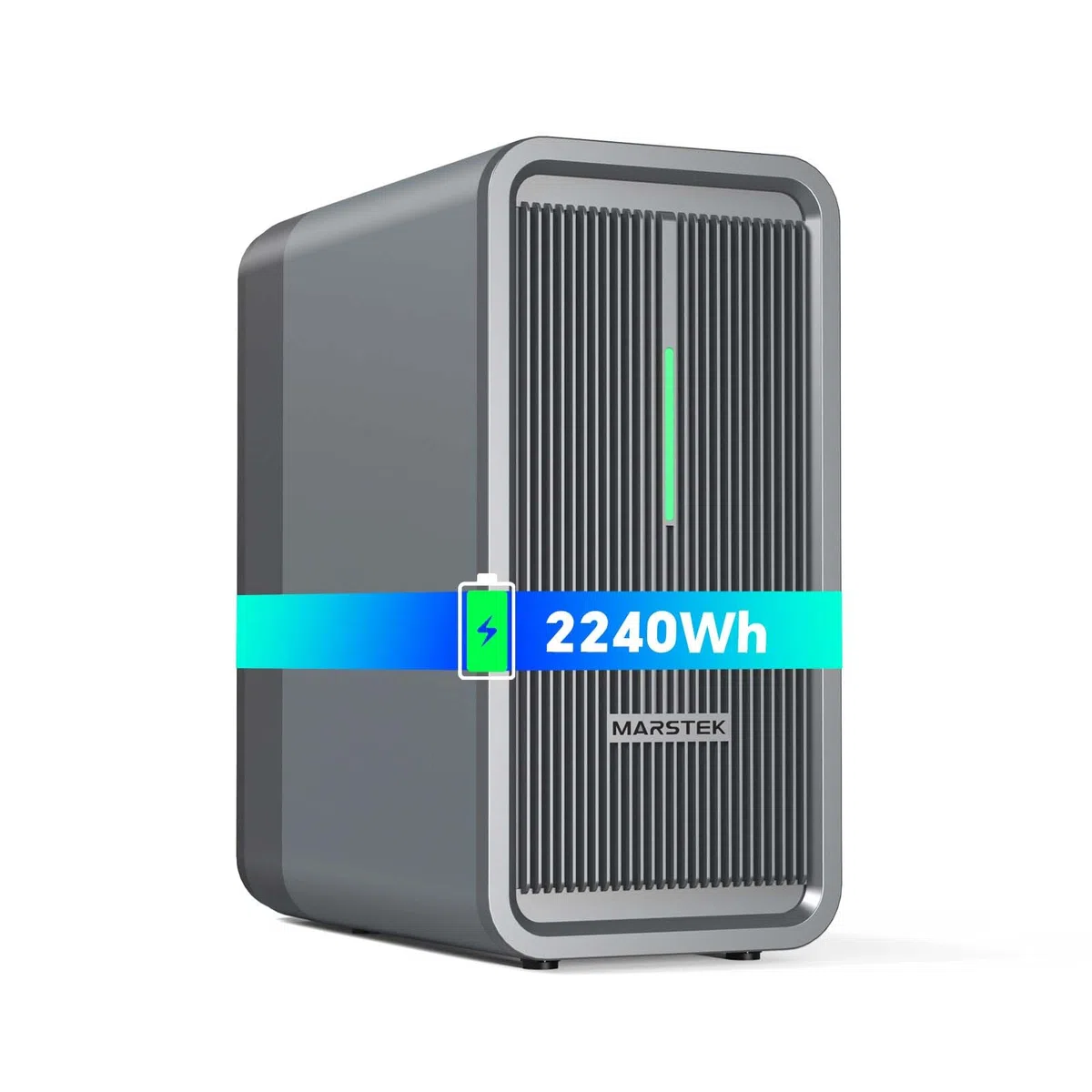 Marstek B2500 Balkonkraftwerk mit Speicher 2026 Updated,2240Wh LiFePO4 Akku,2 MPPT, 1600W PV-Eingang, 800W DC-Ausgang,Erweiterbar auf 8,96kWh, Plug & Play,0% MwSt