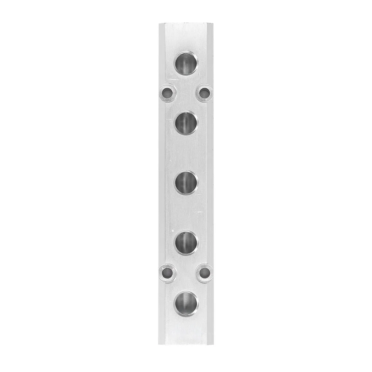 Luftverteiler, pneumatischer Verteiler, Luftverteilerblock, Anschlussteiler, G1/2-Eingang, G1/4-Ausgang, 30 x 30 mm (SY30-02-5F)