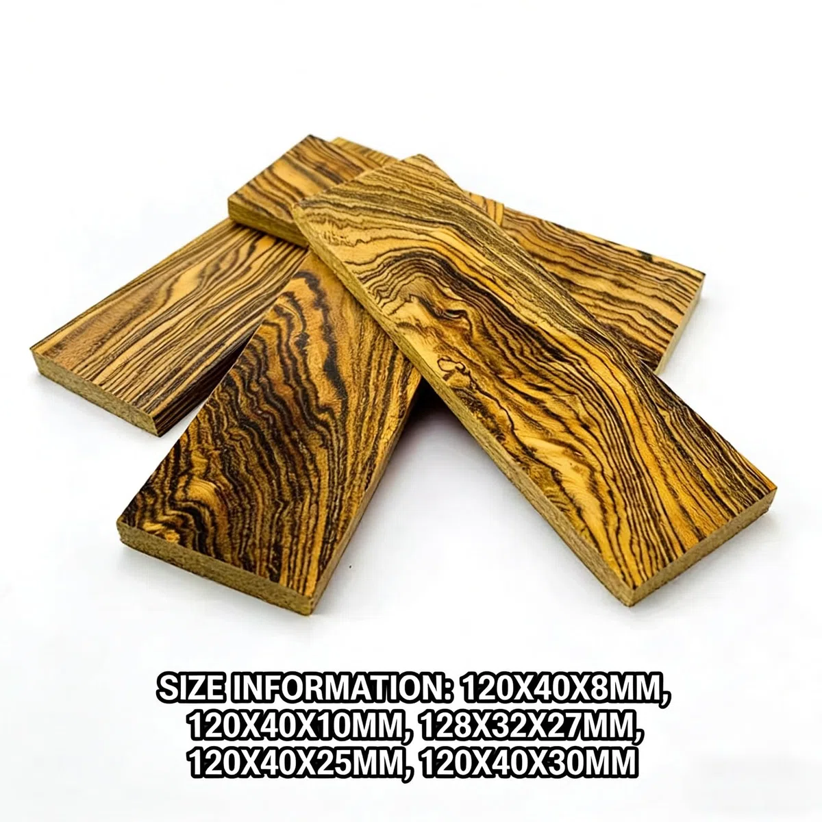 Messergriff Waage 2er-Pack Holz-Messergriffmaterial, DIY-Schalen Aus Natürlichem Hartholz Für Heimwerkerhandwerk Und Individuelle Messergriffe(120X40X30MM)