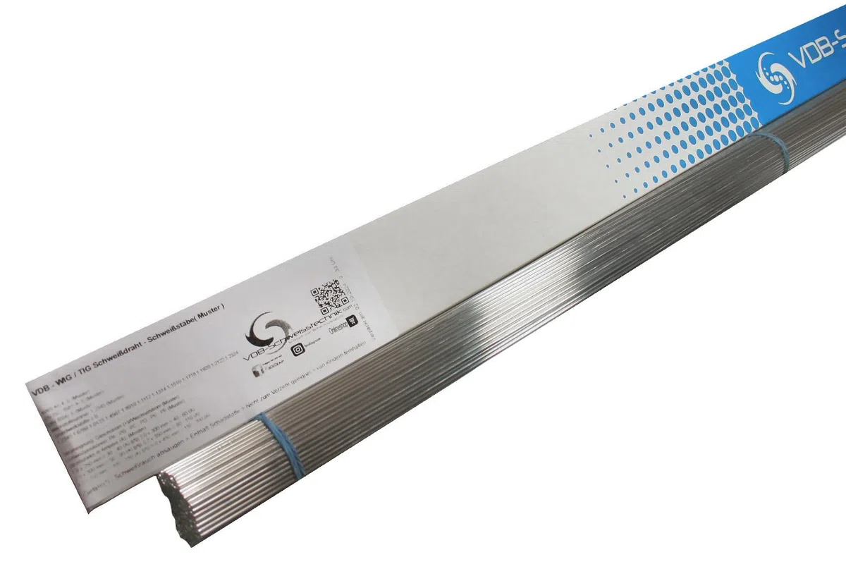 Schweissdraht WIG ALMG3 Aluminium - 3,2 x 1000mm - 1,0 Kg - AL 5754 3.3536 | Alu TIG Schweißstäbe zum Schweißen von AlMg Legierungen