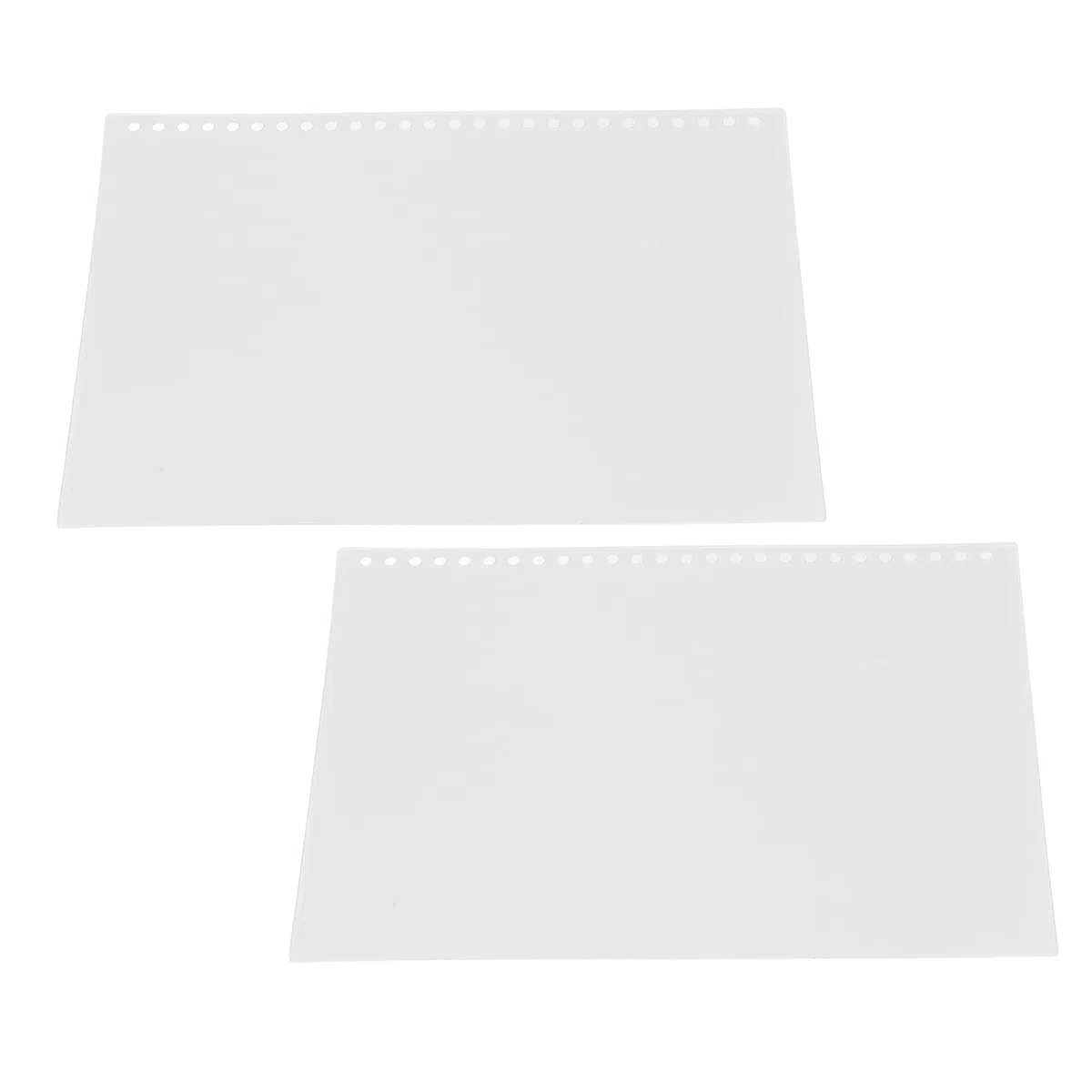 50er-Pack B5-Berichtshüllen mit 26 Löchern, Transparent, Mattiert, PP-Kunststoff-Binderhüllen, Bunte Buchumschläge – Langlebige und Stilvolle Präsentationslösung für Büro und