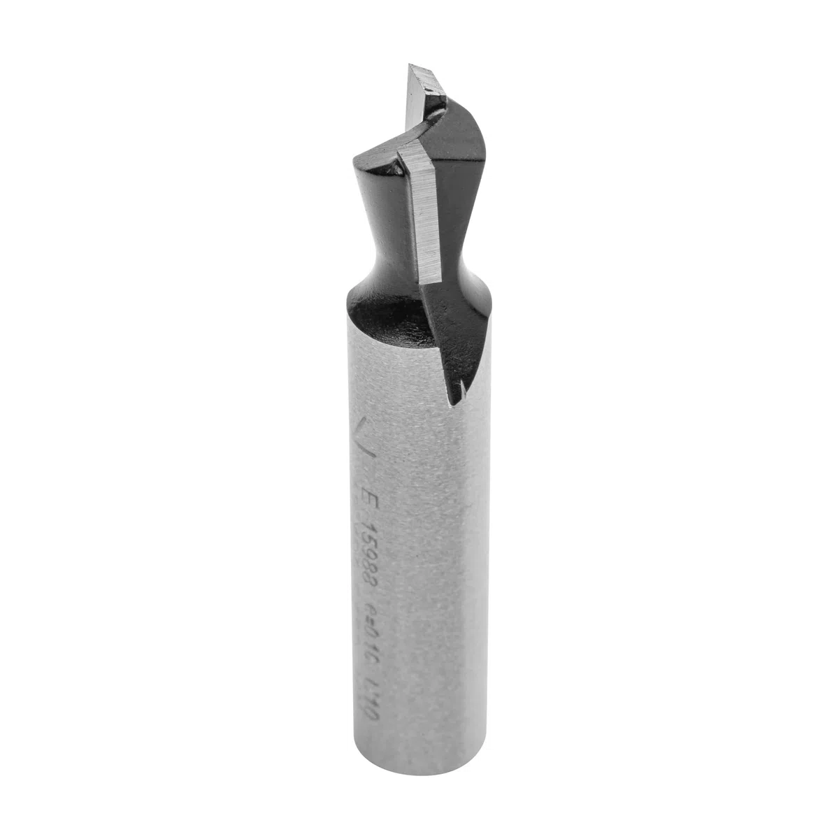 ENT 15988 Gratfräser HW (HM), Schaft (C) 8 mm, Durchmesser (A) 9,5 mm, B 9,5 mm, E 12°, D 32 mm, ohne Vorschneider