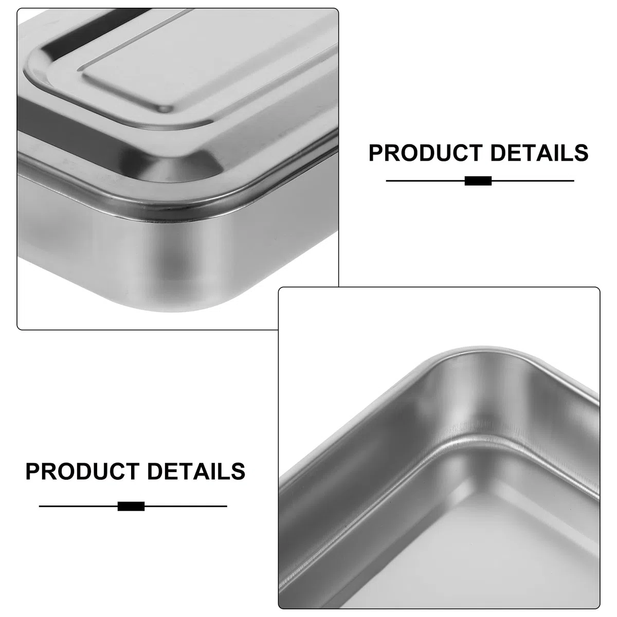Medizinische Sterilisatorbox aus Edelstahl, 20,3 cm, mit Deckel, Maniküre-Werkzeuge