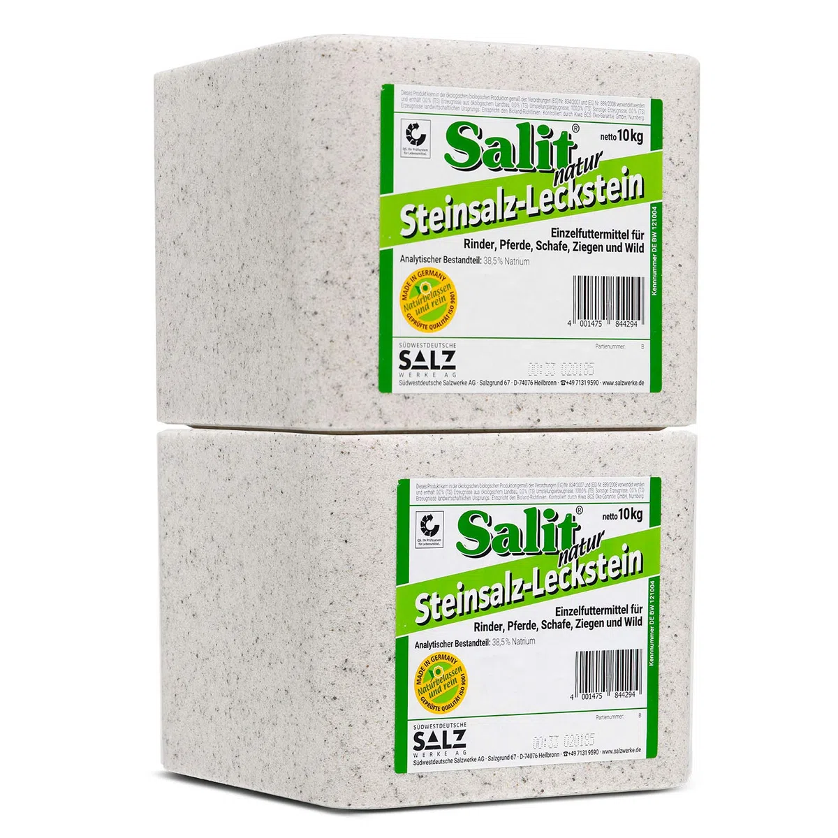Salit Steinsalz Leckstein Natur 20kg