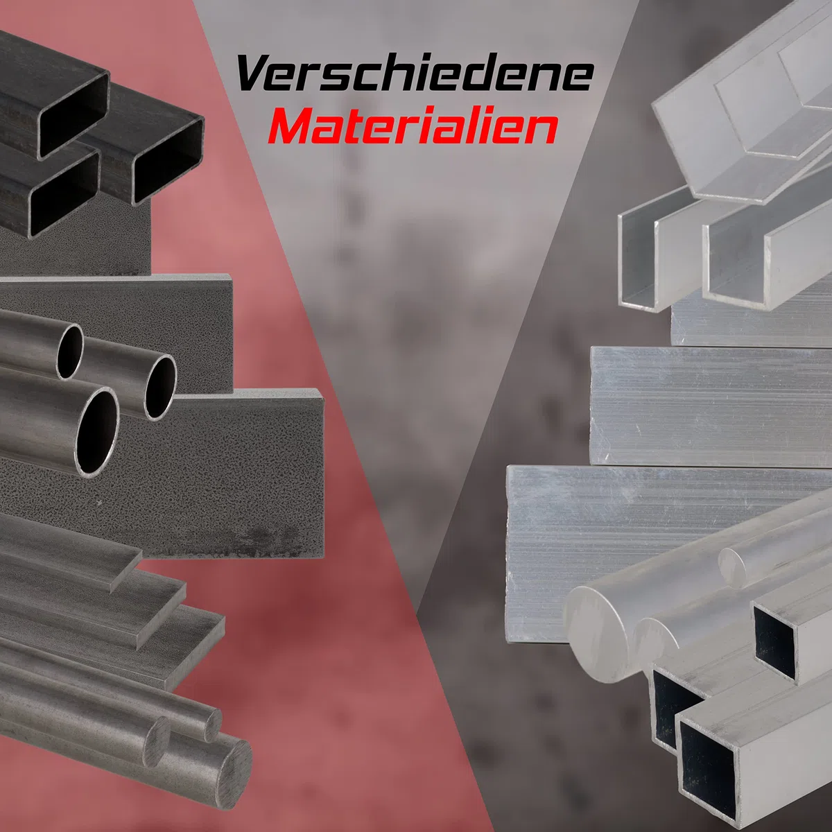 Aluminium Flachmaterial | AlMg4,5 | 50x40 mm | Länge: 250 mm +/- 5 mm