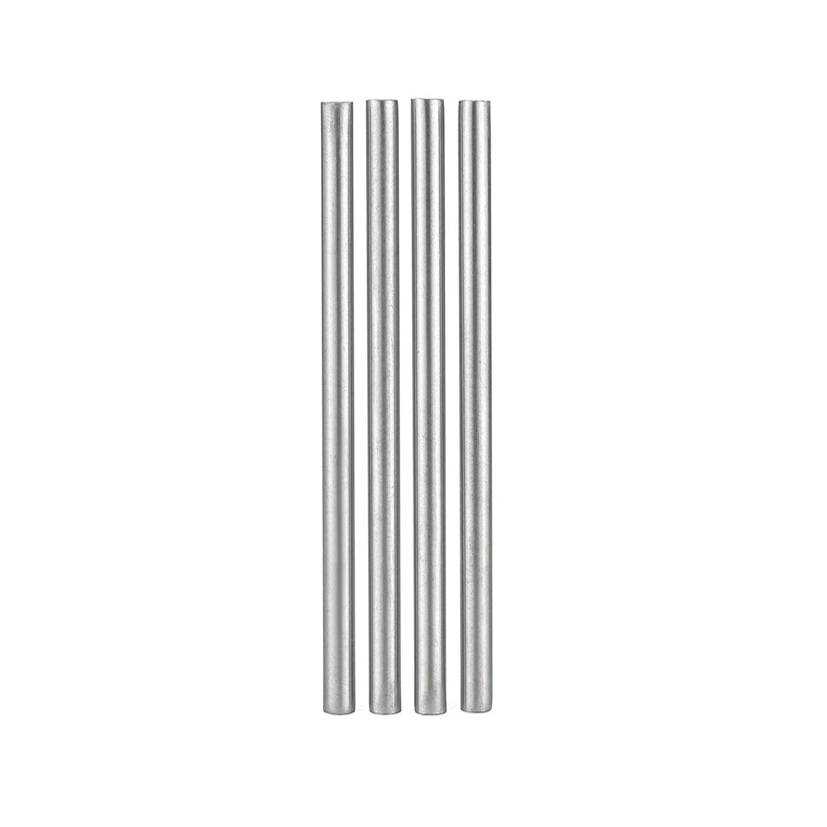 10 Stück Edelstahlstäbe, Edelstahl Rundstäbe 4mm x 500mm, 304 Metallstäbe Stabstahl für DIY Handwerk Modellauto Flugzeug