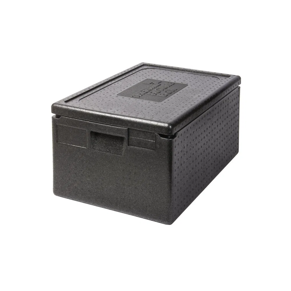 Thermo Future Box GN 1/1 Premium Thermobox Kühlbox, Transportbox Warmhaltebox und Isolierbox mit Deckel,46 Liter 60 x 40 Thermobox,Thermobox aus EPP (expandiertes Polypropylen)