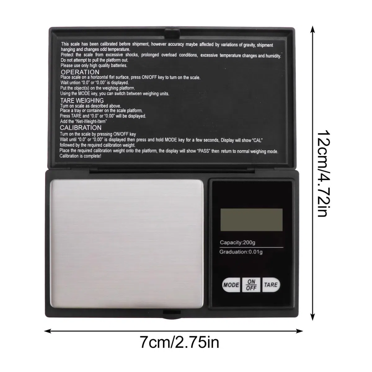 Digitale Pfeilgewichts-waage Präzisionswaage Zur Messung Von Pfeilgewicht Robustes Design Schwarz Batterielos Für Pfeilwettkampf Und Bogensport