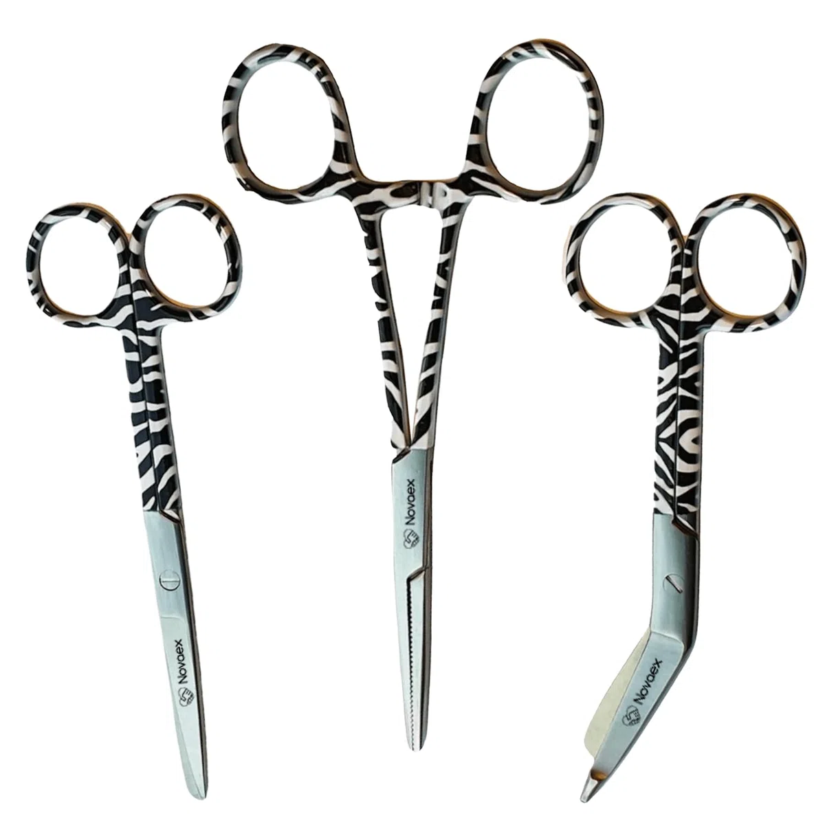 Krankenschwester scheren set "Zebra" – Verbandschere – Krankenpfleger scheren set – Schere Krankenschwester – erste-hilfe-schere – pflegekraft geschenk – pflegeschere - bandagenschere