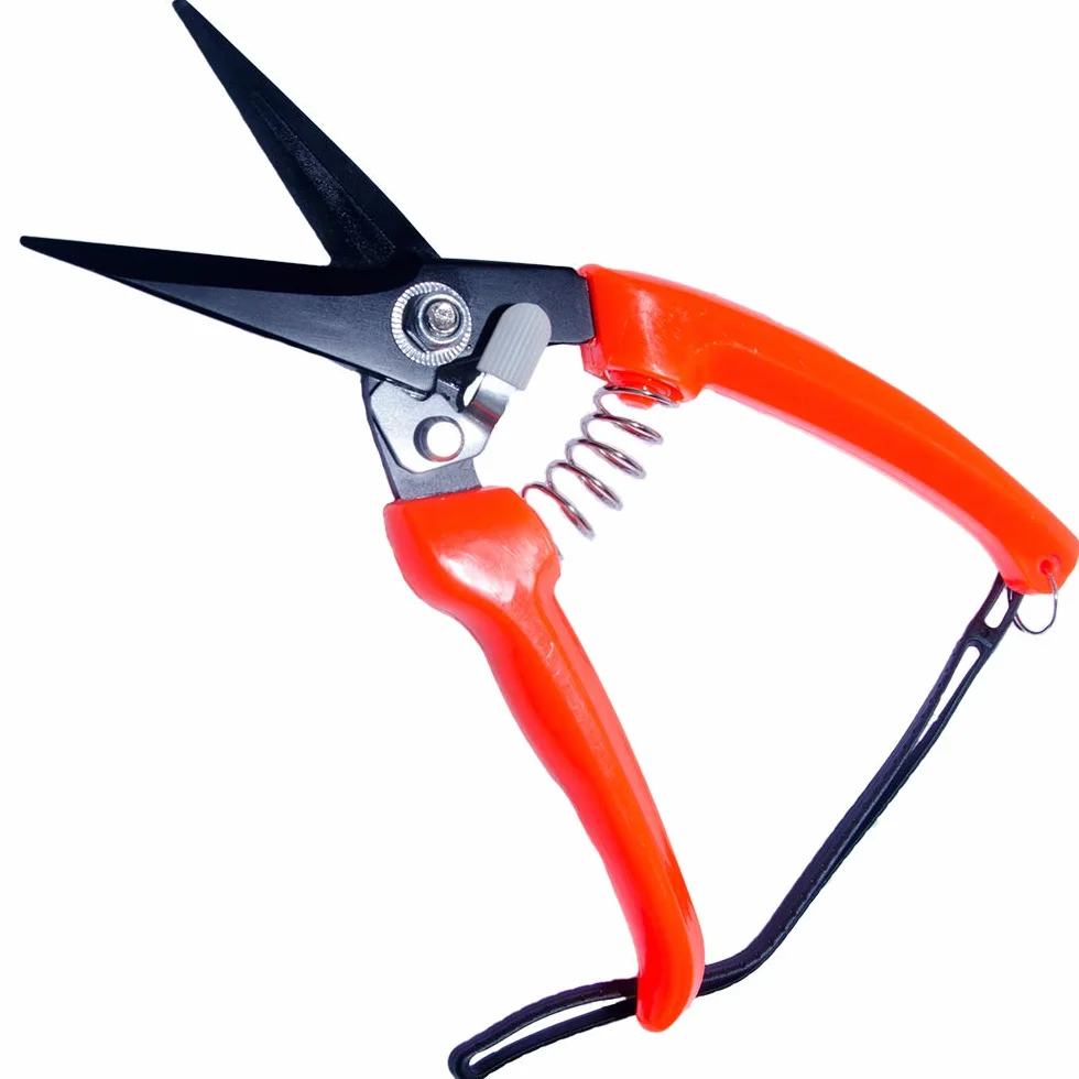 Professionelle Klauenschere für Schafe und Ziegen, 20,3 cm, Rot-Schwarz, Gezahnte Klingen
