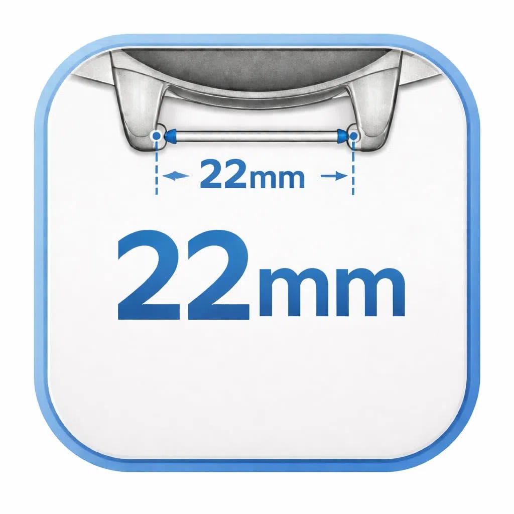 Demenz-Uhrenarmband mit Sicherheitsverschluss 22mm