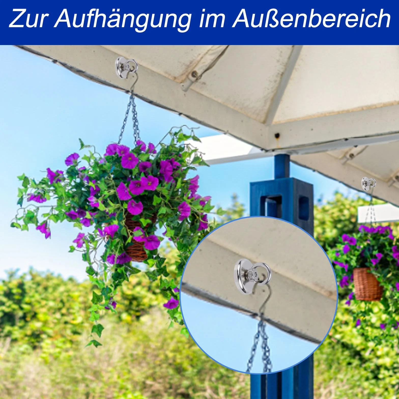 Neodym Magnete Extra Stark Magnetfischen 45kg,32MM Magnete Stark Groß,Magnetfischen mit Heberinge und Schrauben, 2 Stück Starker Angelmagnet mit Loch für Camping Industrie Magneten Zuhause Werkstatt