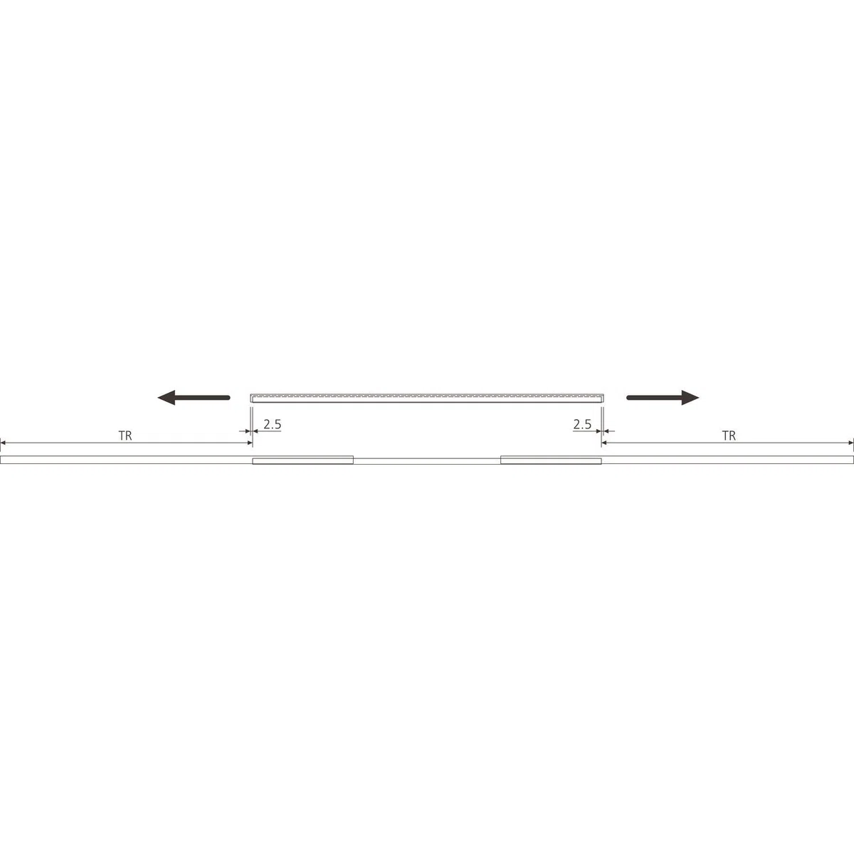 ACCURIDE 2026L Kugelkäfigführung - Teilauszug, 40 kg, Schienenlänge 450 mm
