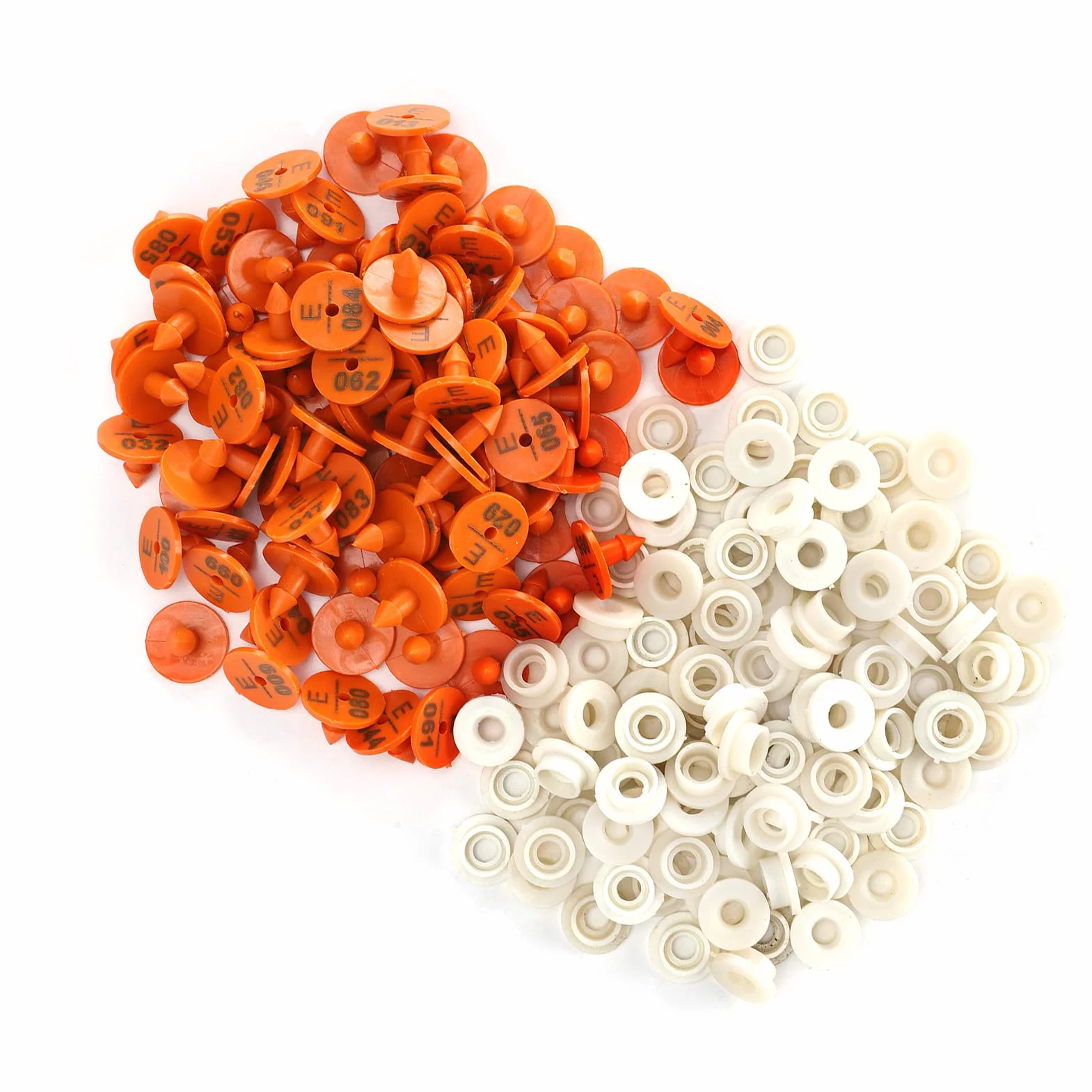 Ohrmarke Für Kaninchen Nummerierte Ohrmarkierung Tier-Tier-Identifikationsetikett Etikett Farm Supplies 100 Sets