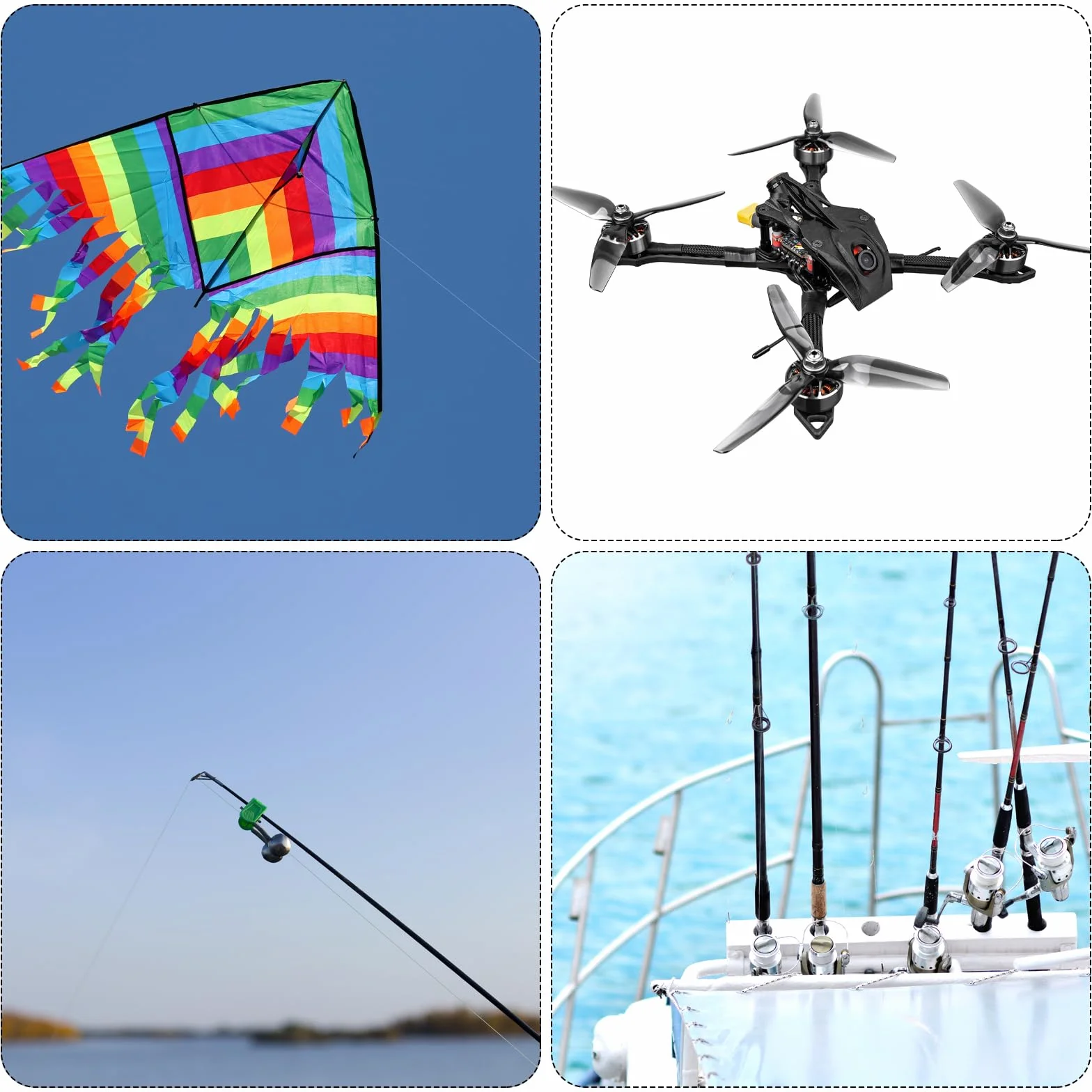 QUARKZMAN 2 Stück Kohlefaserrohre 20 x 22 x 400mm Matte Oberfläche Stab 3K Rollgewickelte Kohlefaser Rundrohre für RC Flugzeug Quadcopter Multicopter