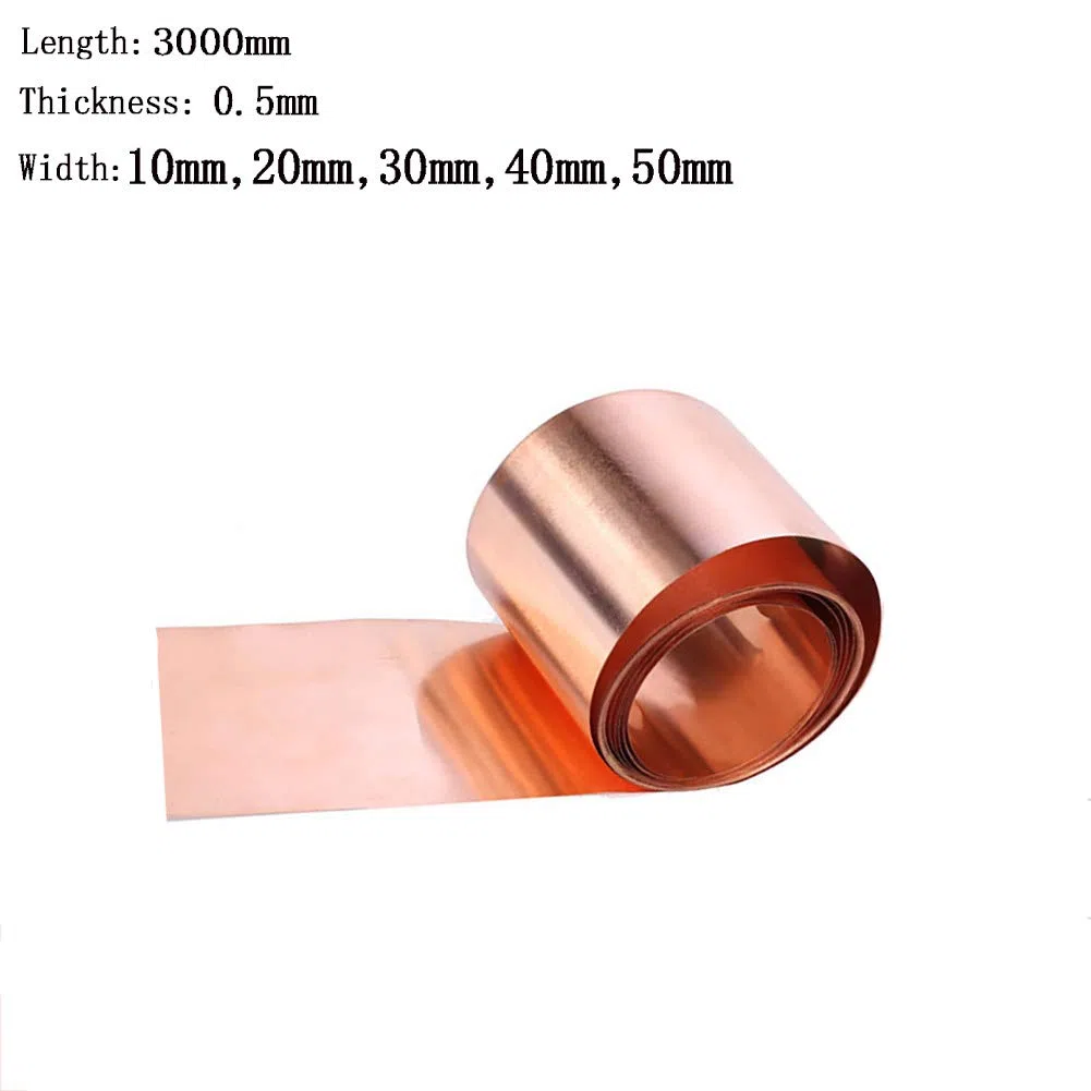Reines Kupfer Blechplatte Rohstoffe Dicke (0,3 mm)-Width: 50mm length: 3000mm