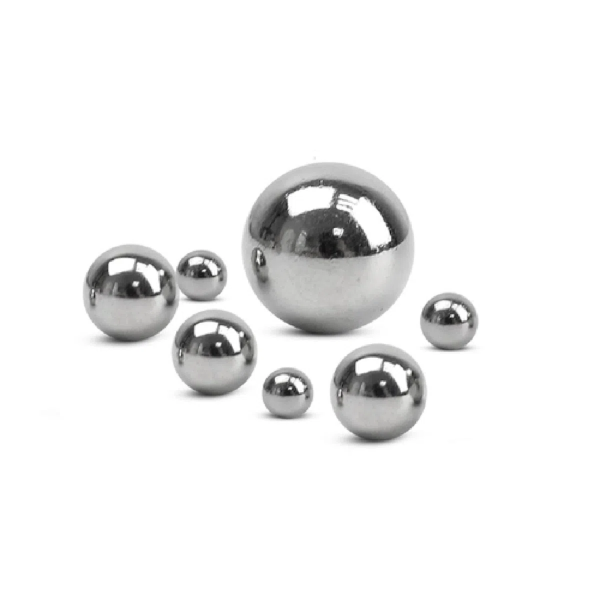 43 mm Durchmesser, [2 Stück] 304 Edelstahlkugel, Präzisionsstahlkugel, Stahlkugel, Stahlkugel, glänzende Stahlkugel, Kugel, massive Stahlkugel