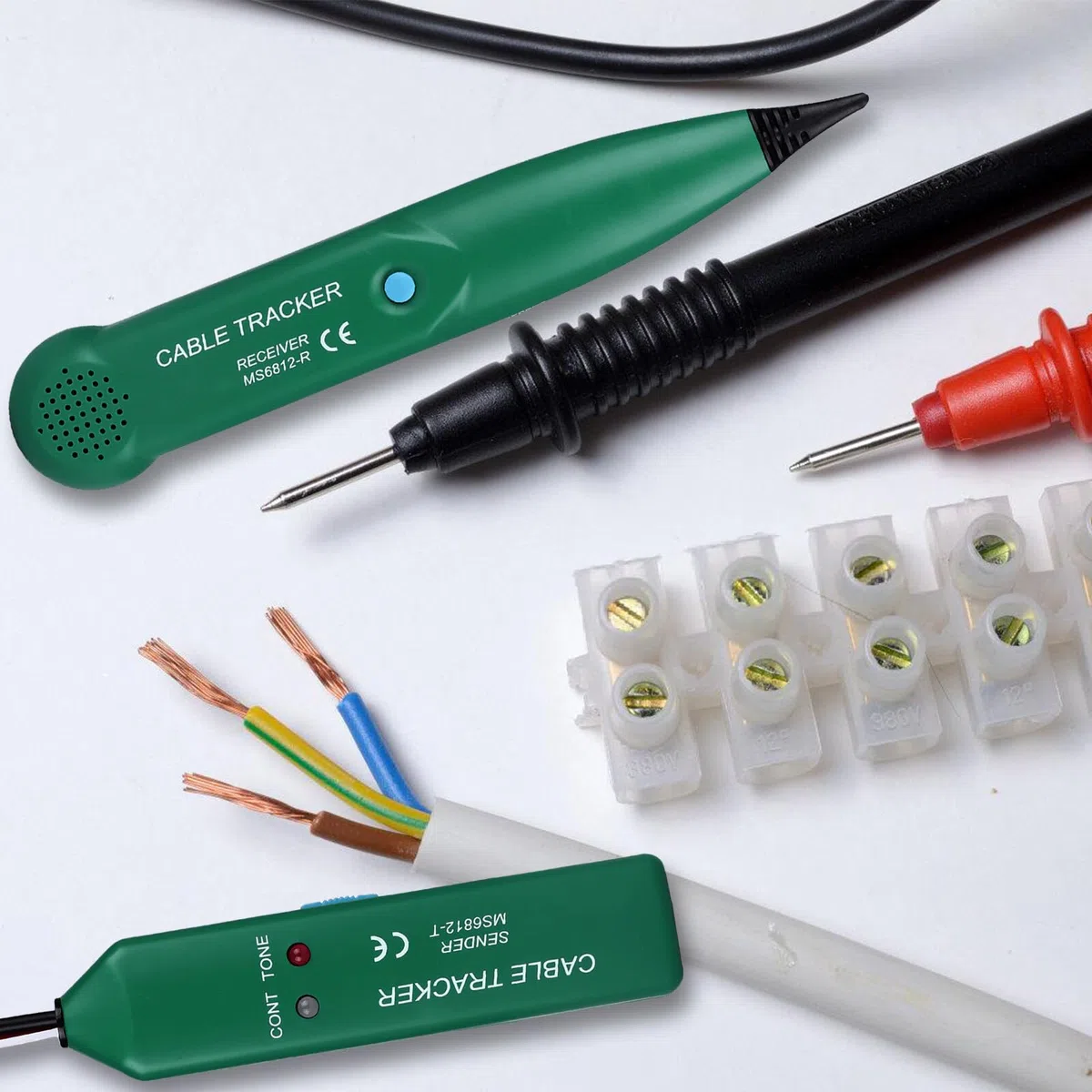 Cable Tracker Kabelbruch Suchgerät: Mähroboter Kabelbruch Finden Multifunctional kabelsuchgerät Leitungssucher Kabelsucher Leitungssuchgerät für Telefonleitungstest Netzwerkkabel-Tester Leitungsfinder