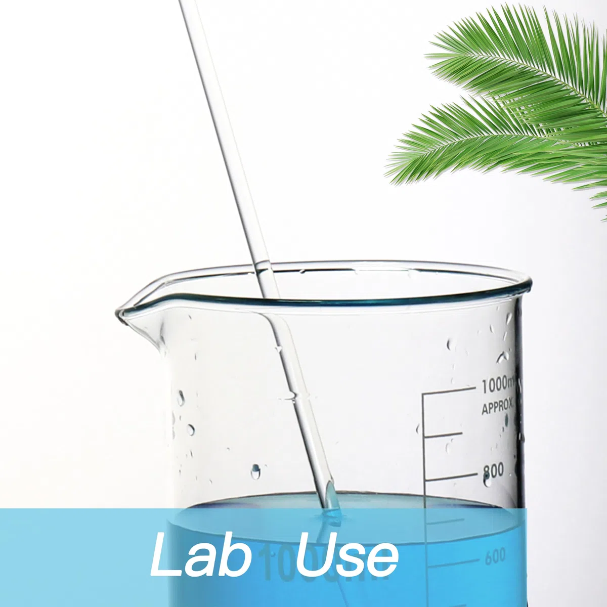 ULAB Scientific Glass Beaker Set, Vol. 1000ml, 3.3 Borosilicate Griffin Low Form with Printed Graduation, Pack of 2, UBG1017