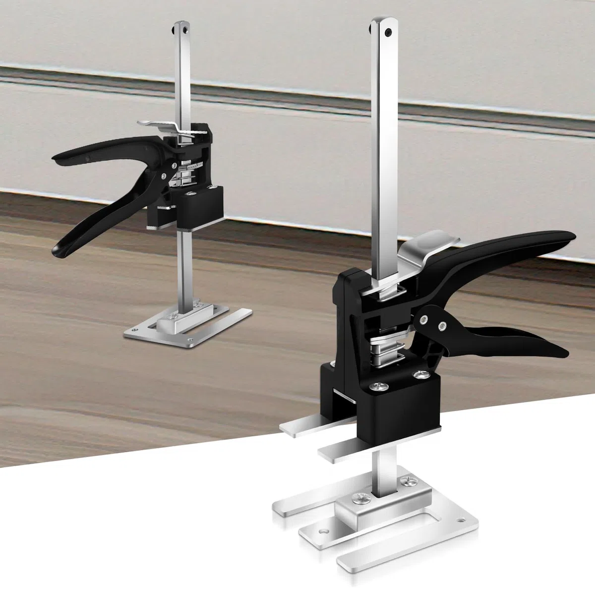 2 Stück Arm Handwerkzeug, Arbeitssparender Heber, 30cm Höhenregler Bis Zu 240 KG, Handhebewerkzeug, Tür- und Holzplatten-Hebebühne