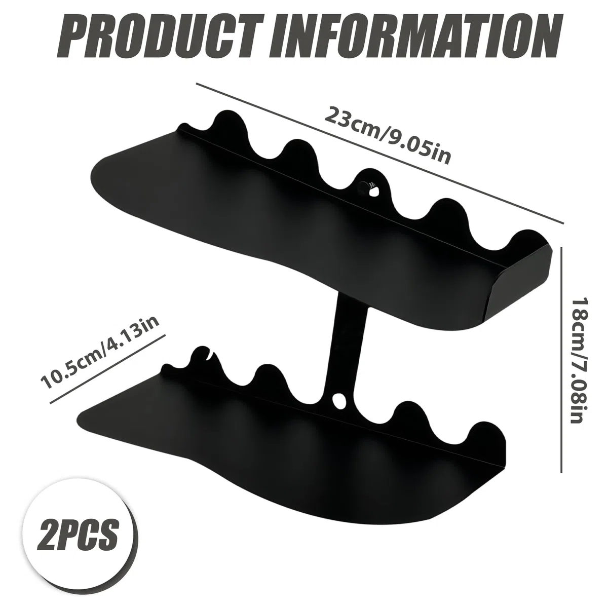 Sneaker Wandhalterungen, 2 Päckchen Schuhregal schwimmend, Schwimmende Schuh Regale, Wandhalter Metall Schuh Regal, Schuhregal Ausstellungsständer für Wohnzimmer Schlafzimmer Display Riser Schwarz