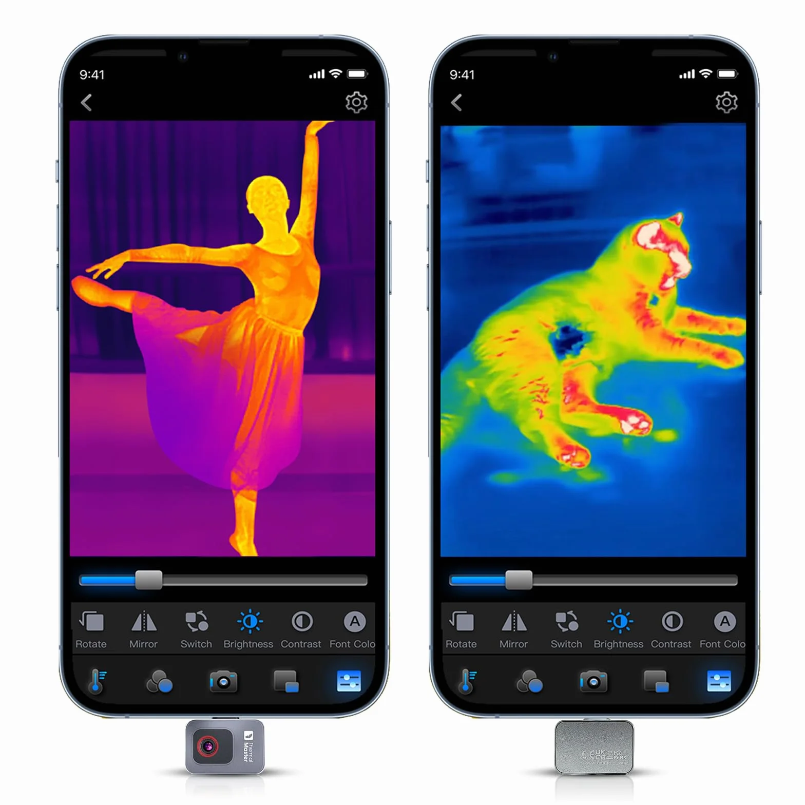 Wärmebildkameras Thermal Master P2 Wärmebildkamera Android Super IR-Auflösung 512x384, -20 bis 600℃ ±1.5℃ PCB Genauigkeit Infrarot Kamera mit Schutzcase 15x Zoom (nicht für iPhone15/16)