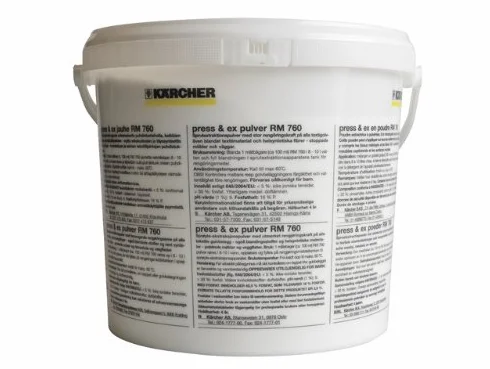 Kärcher RM760 Puzzi Teppichreinigungspulver, 10 kg - Klassisches Tiefenreinigungspulver für Teppiche und Polster