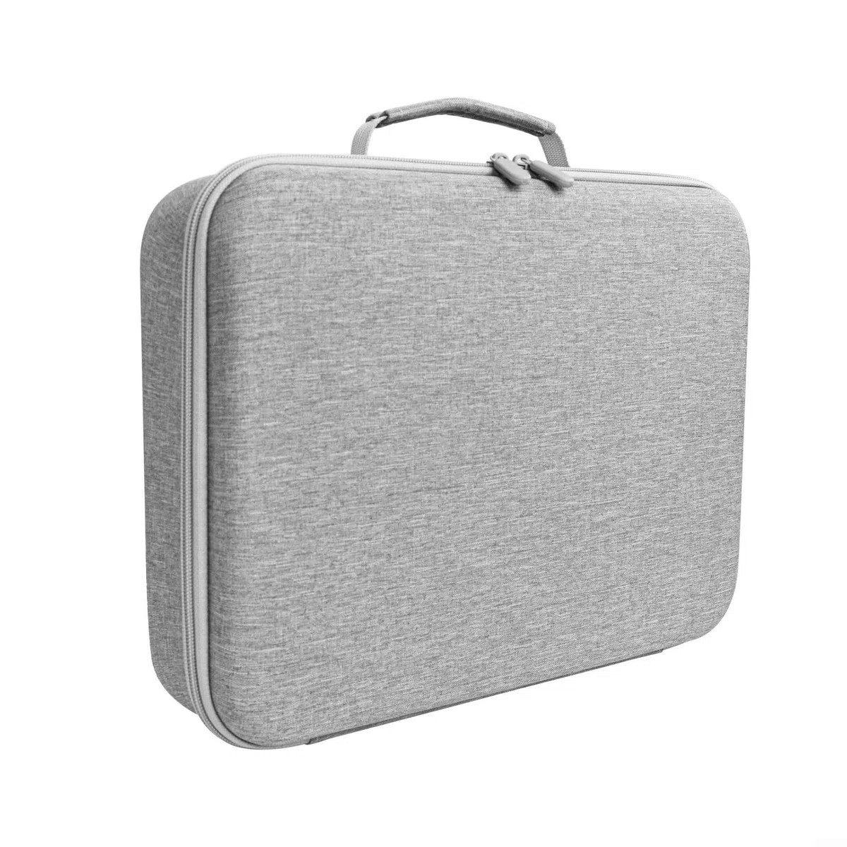 Aufbewahrungsbox für Ecovacs für Mini für Winbot | Tragbare EVA-Aufbewahrungsbox stoßfest | für Glasreinigungsroboter | staubdichter Träger | 35 x 25,5 x 8,5 cm (grau)