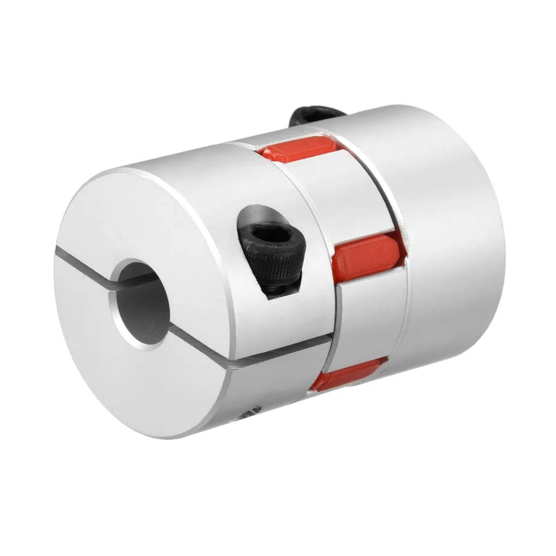 sourcing map Wellenkupplung 12mm bis 15mm Bohrung L55xD40 Flexibles Kupplungsgelenk für Servo-Schrittmotor