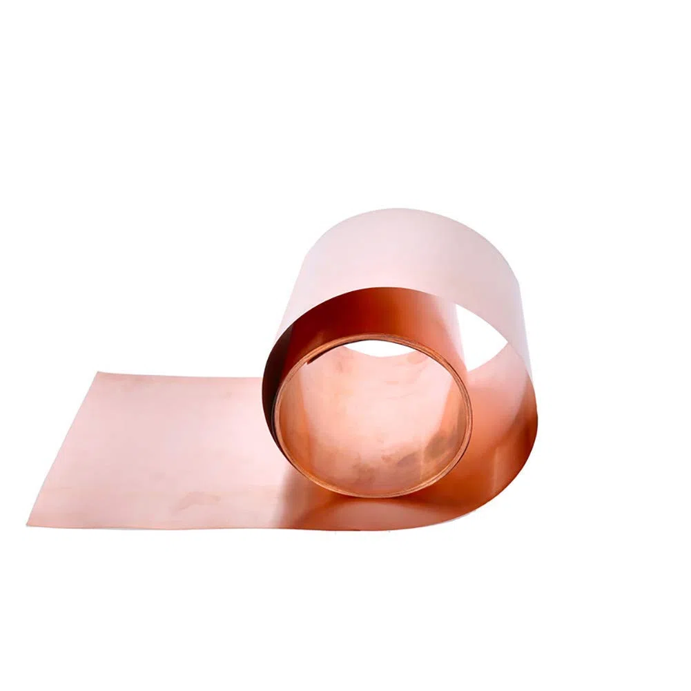 Dicke (0,5 mm) Reine Kupferfolie Metall Kupferblech Platte geschnittenes Material Rollen - Allgemeine Verwendung, Heimwerker oder Bauunternehmer- (Width: 50mm Length: 1000mm)