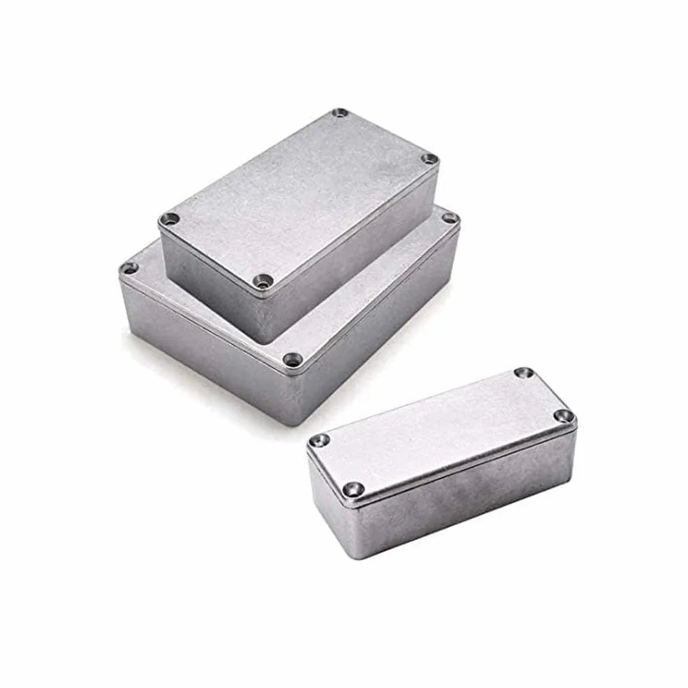 Supertool Aluminium-Druckguss, wasserdicht, Elektronik-Projektgehäuse für externe Stromversorgung, 1 Stück (1Pcs-1590C 120 x 94 x 56 mm)