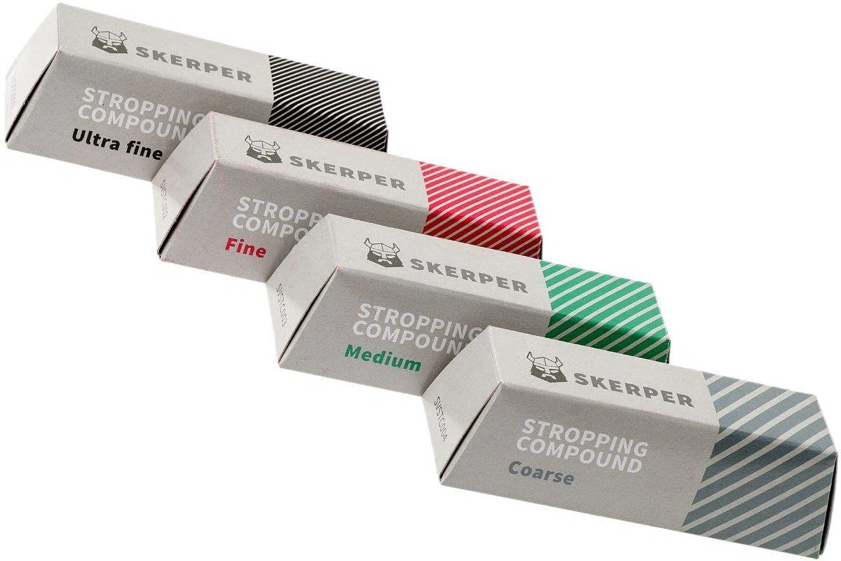 Skerper Stropping Compound Set STCSET2 grob, medium, fein und ultrafein