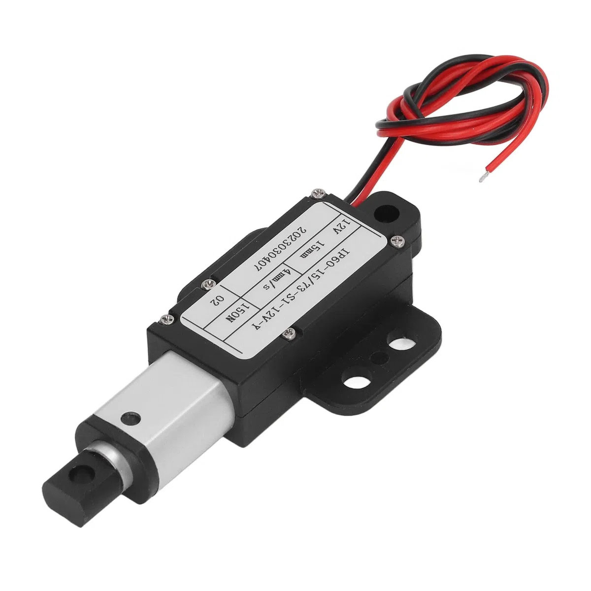 Mini Electric Linear Actuator Hochschub 150n Aluminiumlegierung 15 -Mm -Hub, 4 Mm Geschwindigkeit, Geeignet für Medizinische Maschinerie für Medizinisch lustrialagrische Maschinen Geeignet