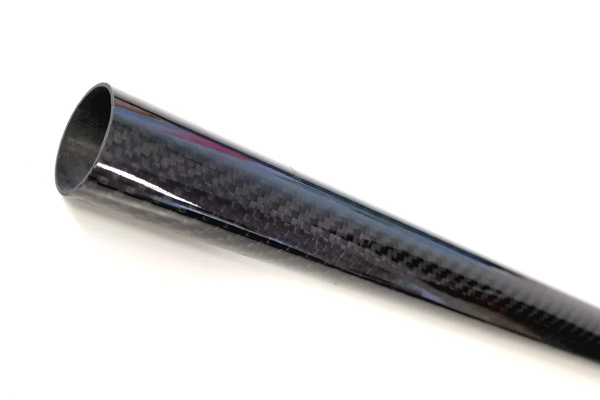 Hochglanz Carbon Rohr Ø 18mm / Sichtcarbon CFK Kohlefaser Tube 3K Köper/Länge wählbar (1000mm)