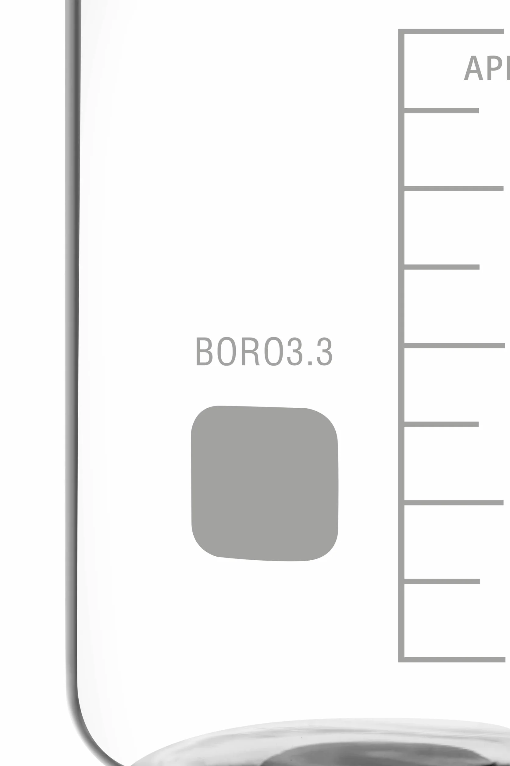 Messbecher aus Borosilicate 3.3 Glas (500ml, 2 in a pack)