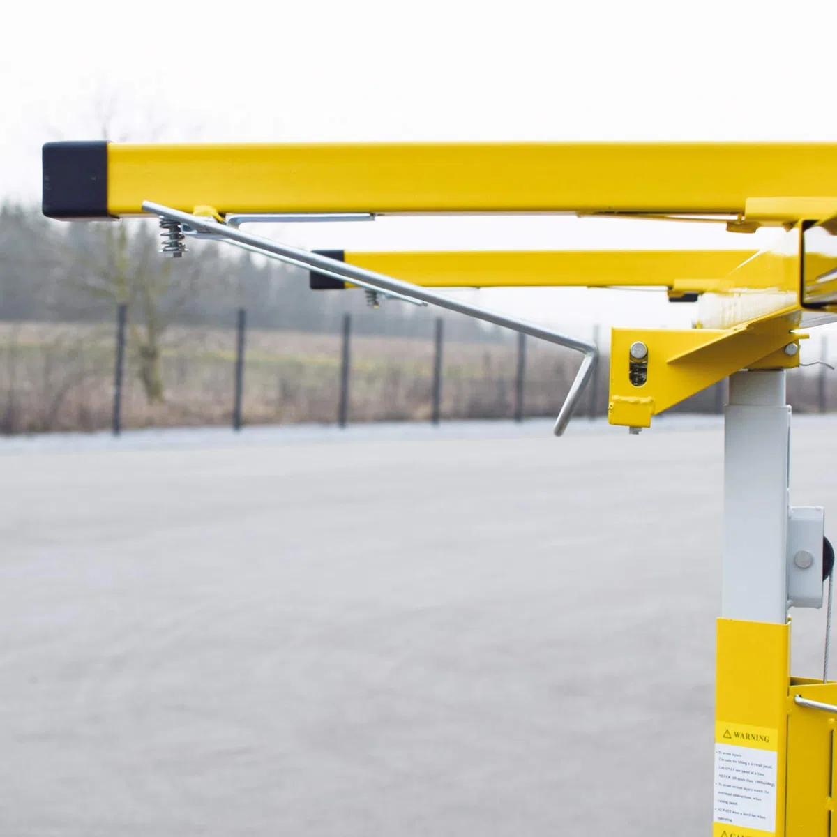 BAMATO Trockenbau Plattenlift DPH-3400 | Hubkraft: ca. 68 kg | Höhenverstellung von 1420 mm bis 3400 mm | integriertes Fahrwerk | Plattenheber Heber für Gipsplatten
