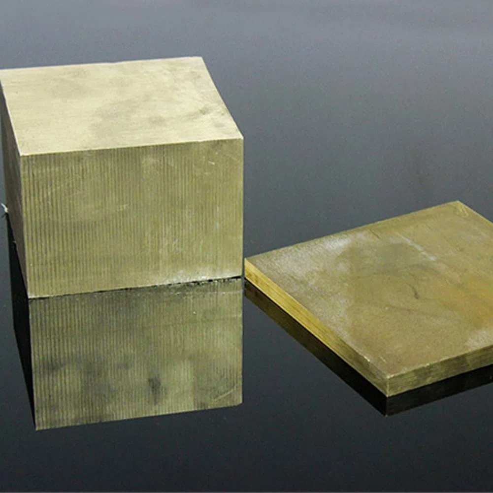 Messing Metallplatte H62 Messingblock Flache Kupfer Rechteckige Stangenbreite 15Mm Dicke 15Mm Länge,50mm