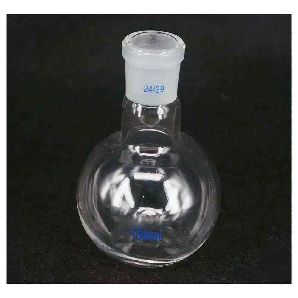 100 ml 150 ml 250 ml Borosilikatglas 19/26 24/29 29/32 Ein Mund Kurz Flachbodenkolben Kochendem for Labor(250ml Joint 29-32)