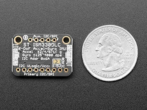 Adafruit ISM330DHCX, 6-DoF IMU Beschleunigungssensor und Gyroskop, STEMMA QT/Qwiic, 4502