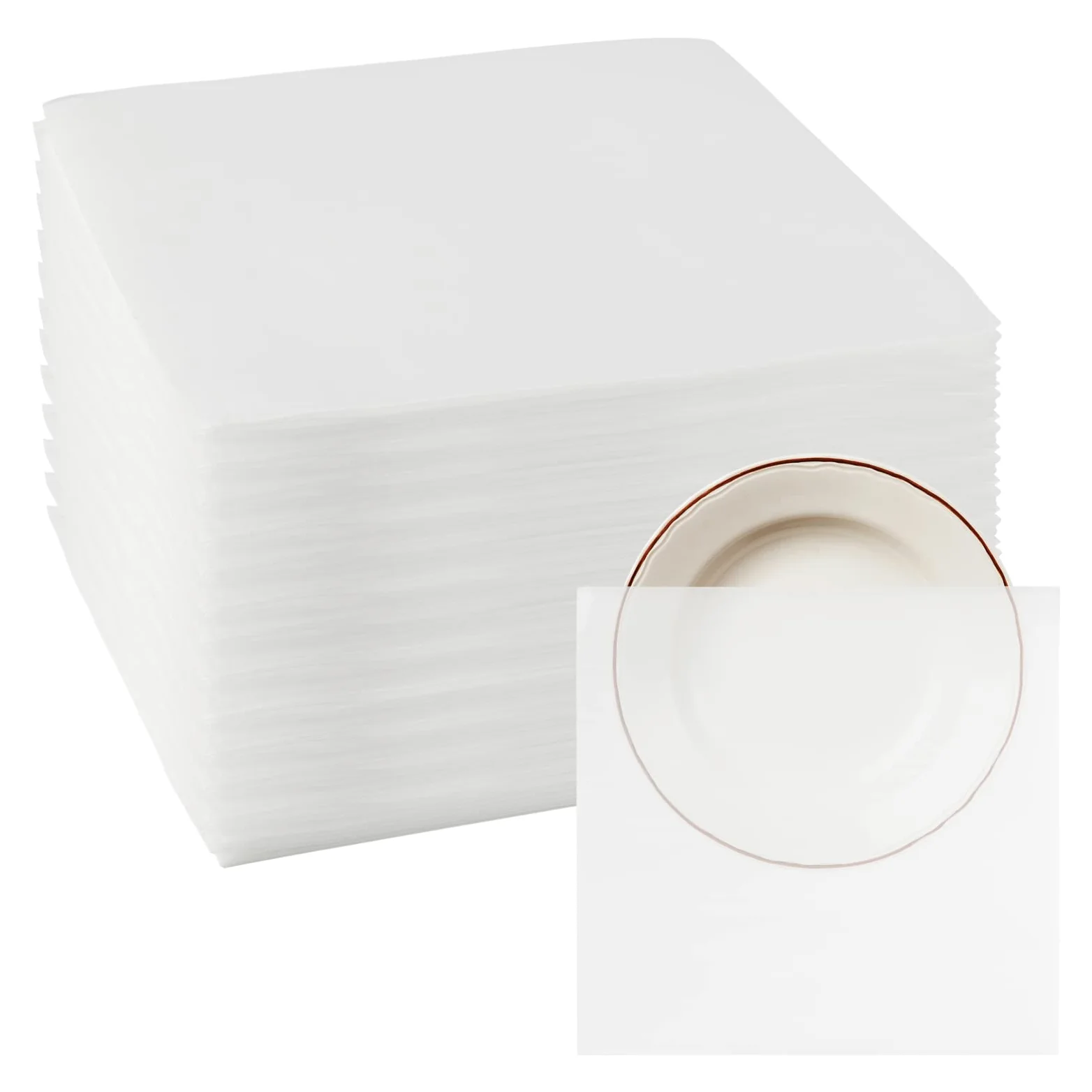 200 Stück 30x30cm Verpackungsmaterial Verpackungsschaum, Schaumfolie Umzug Schaumstoffverpackung, Schaumbeutel für Schutz von Geschirr Gläser Vasen zerbrechlicher