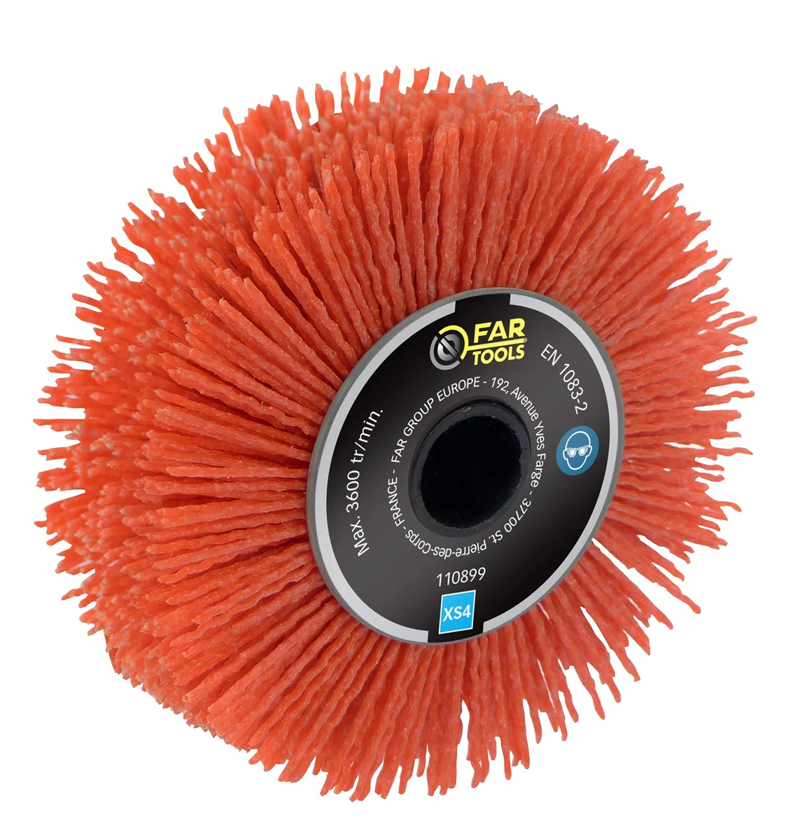 Präzisionsbürste aus Schleifnylon Ø 120 mm/L 20 mm