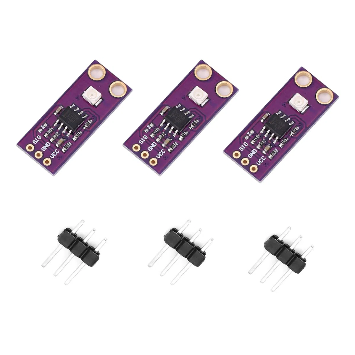 GUVA-S12SD UV-Detektor-SensorModul für ultraviolettes Licht,mit analogem Ausgang,240nm-370nm 130 Grad Großwinkelerkennung,hohe Empfindlichkeit.