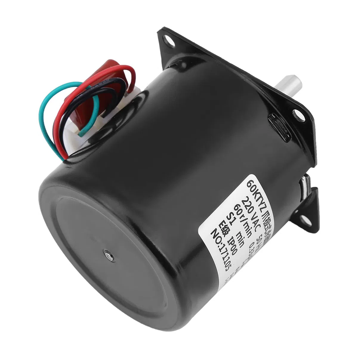 AC 220V 60ktyz Motor mit Hohem Drehmoment 1400 U/min 150W, 60ktyz Metallgetriebe Permanentmagnet-Synchronmotor Ersatzteil Hardware-Tool (60 U/Min)