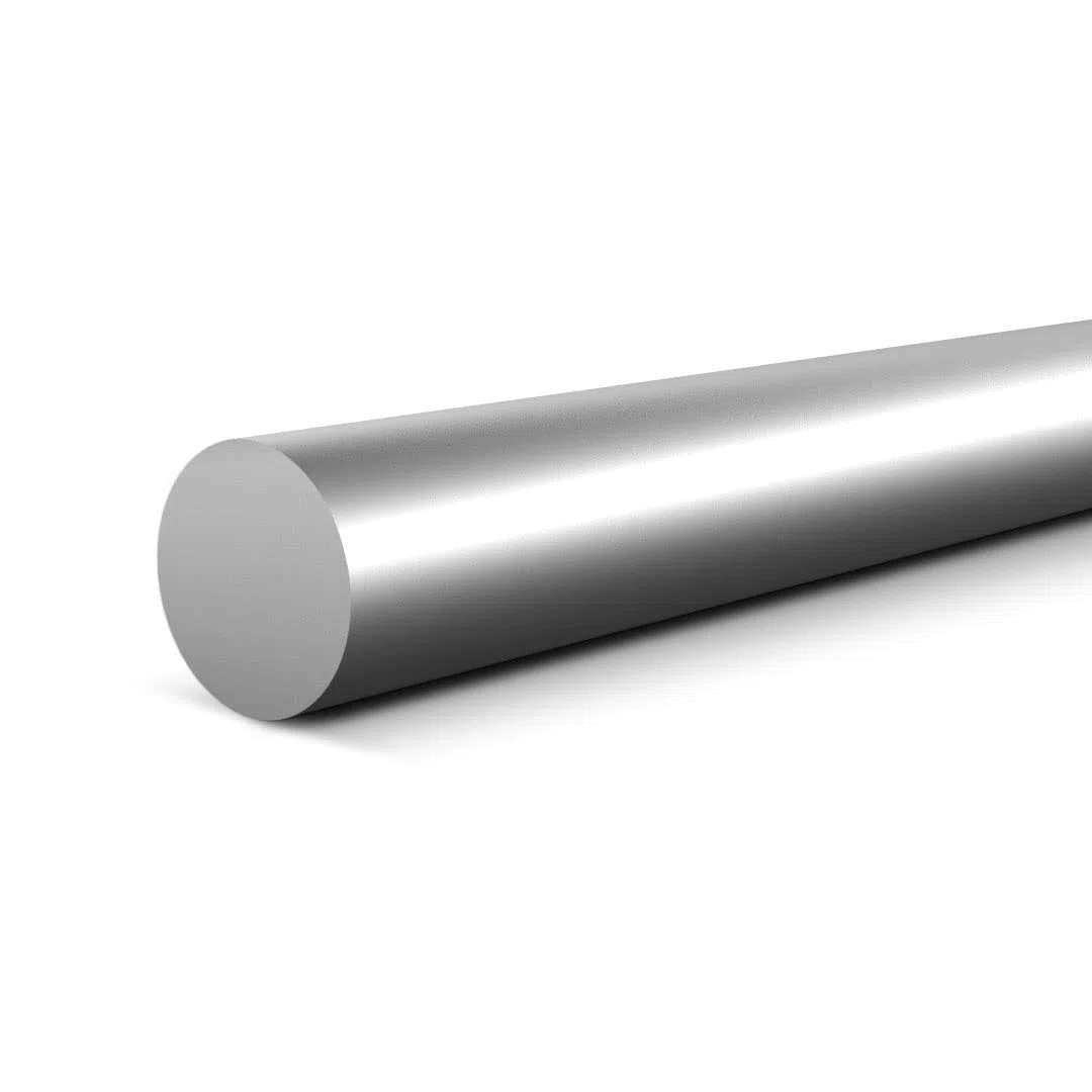 Rundmaterial Rundstange kaltgezogen säurebeständig Ø 10 mm aus V4A Edelstahl 1.4404 200 cm