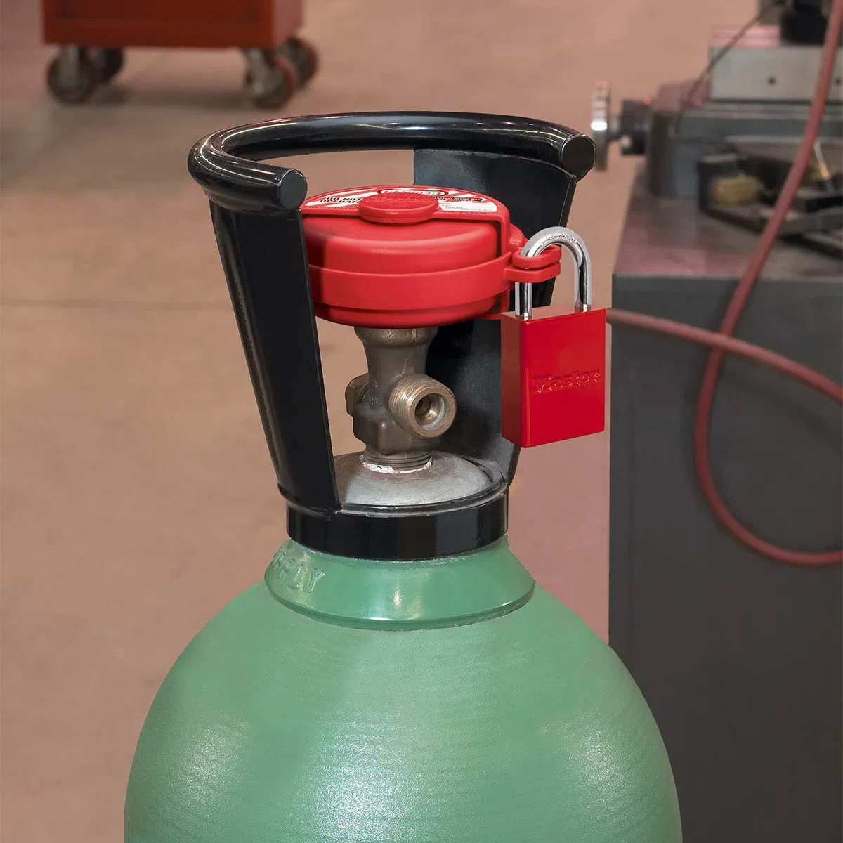 Master Lock S3910 Lockout Tagout Druckgasventil Lockout