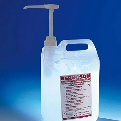 H5 6000 Servoson Ultraschall-Gel, Leichtkanister, sehr preiswert, ohne Pumpe, 5 L