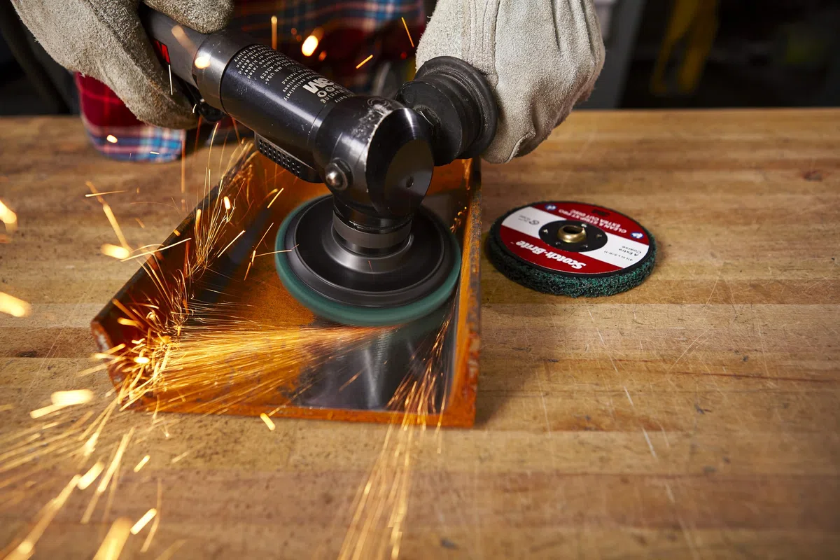 Scotch-Brite Grobreinigungsscheibe XT-RD Pro Extra Cut, 125 mm x 22 mm, A XCRS, M14-Gewinde