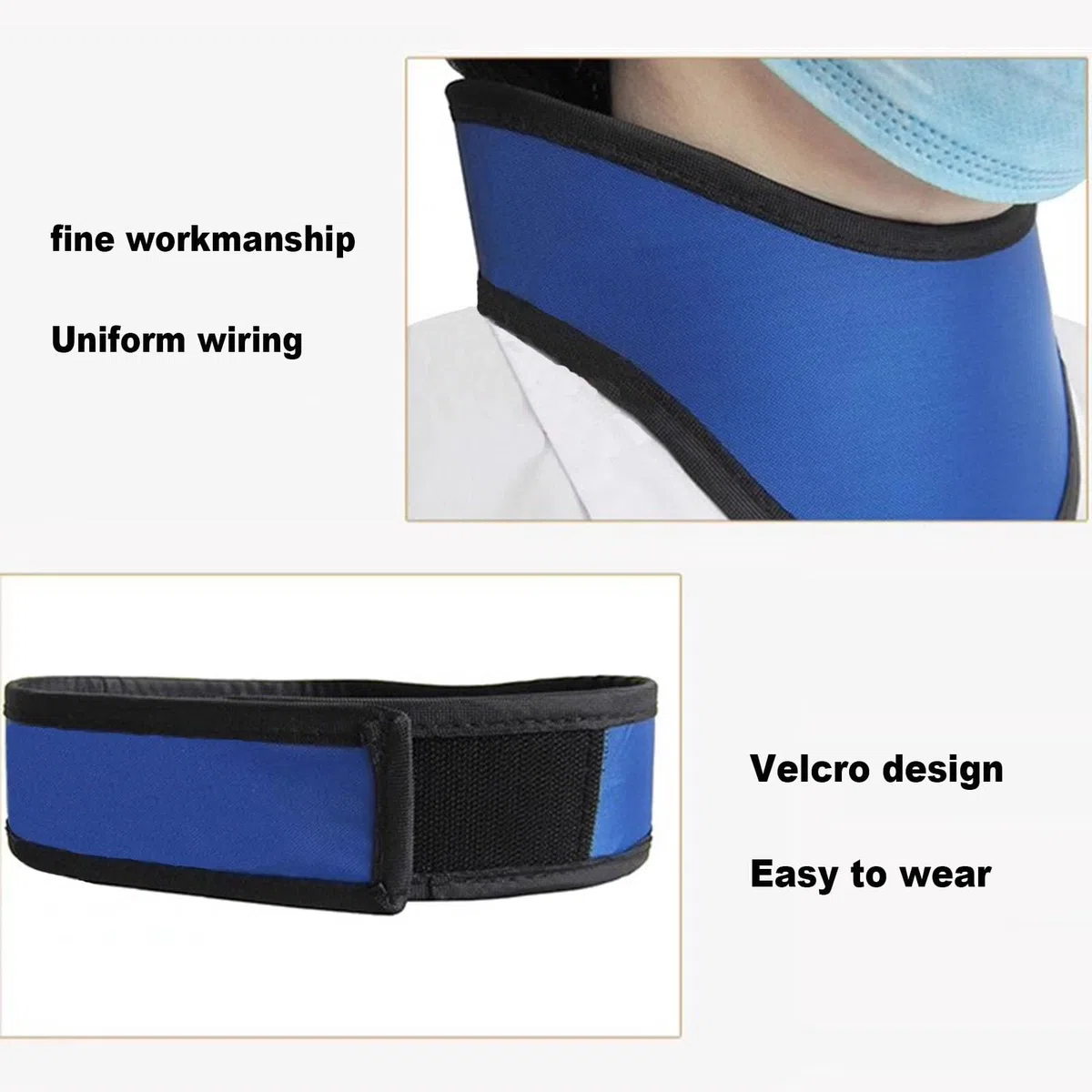 Bleischürze Röntgenbleischürze, Unisex-Schilddrüsenschutz, Für Radiologen, Krankenhauschirurgie, Labore, Weich Und Bequem(0.5mmPb)