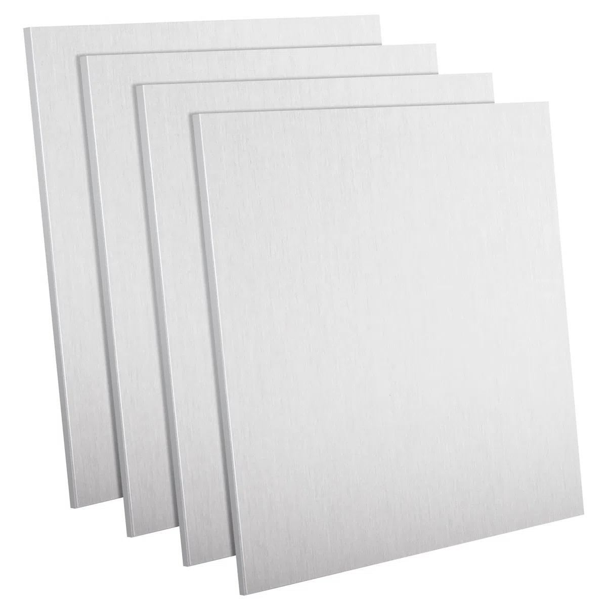 5 Stück Aluminium Platte 3mm, 20x20CM Aluminium-Metall Flache Platte aus 6061-Aluminium, Aluminiumblech Alublech, Metallplatte mit Schutzfolie Stanzbleche Übungsplatte für Modellbau Messebau