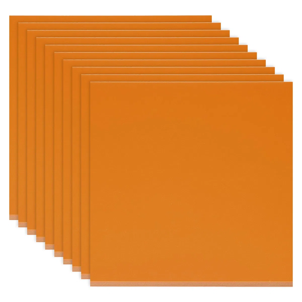 PATIKIL 100x100x5mm Phenolplastikplatte 10 Stück Resin Laminierte Platte PCB Für Elektrische Elektronische Vorrichtungen DIY Und Handwerk Orange Rot